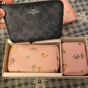 Coach Wallet and Makeup Bags